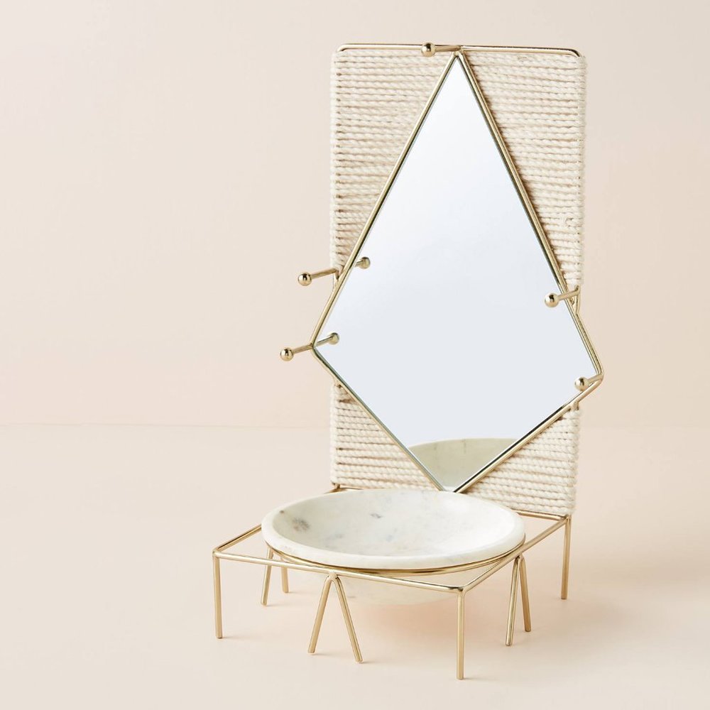 Anthropologie Macrame Jewelry Stand - Picture 1 of 10